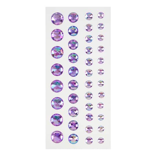 Adhesive Backed Iridescent Rhinestones by Recollections